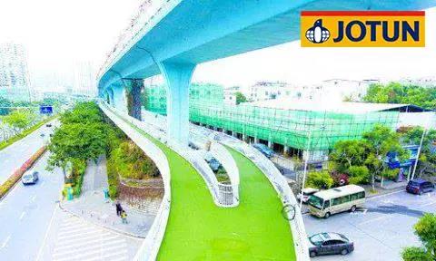 佐敦助力中國(guó)首條空中自行車(chē)道，總長(zhǎng)度達(dá)28公里！